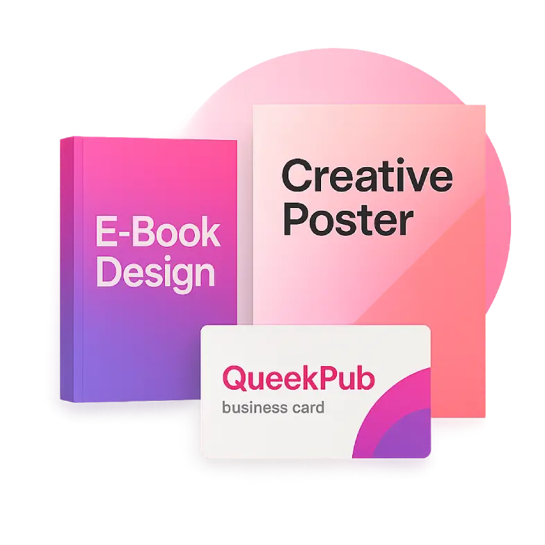 QueekPub eBook & creative design preview